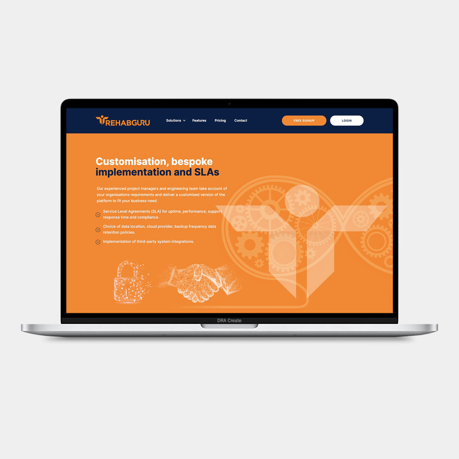 Rehab Guru website design